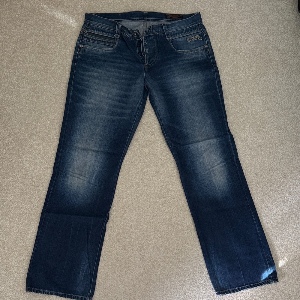 Jack and Jones Men's Dark Indigo Relaxed Jeans
